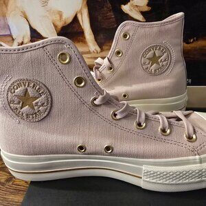 Converse All Star Lift Platform High A10431C Pink Women's Size 10 US NEW CHUCK